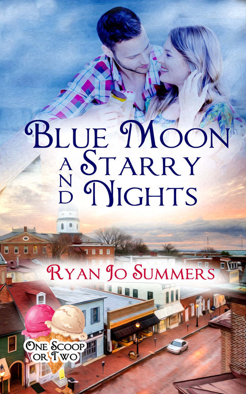 Blue Moon and Starry Nights image 0