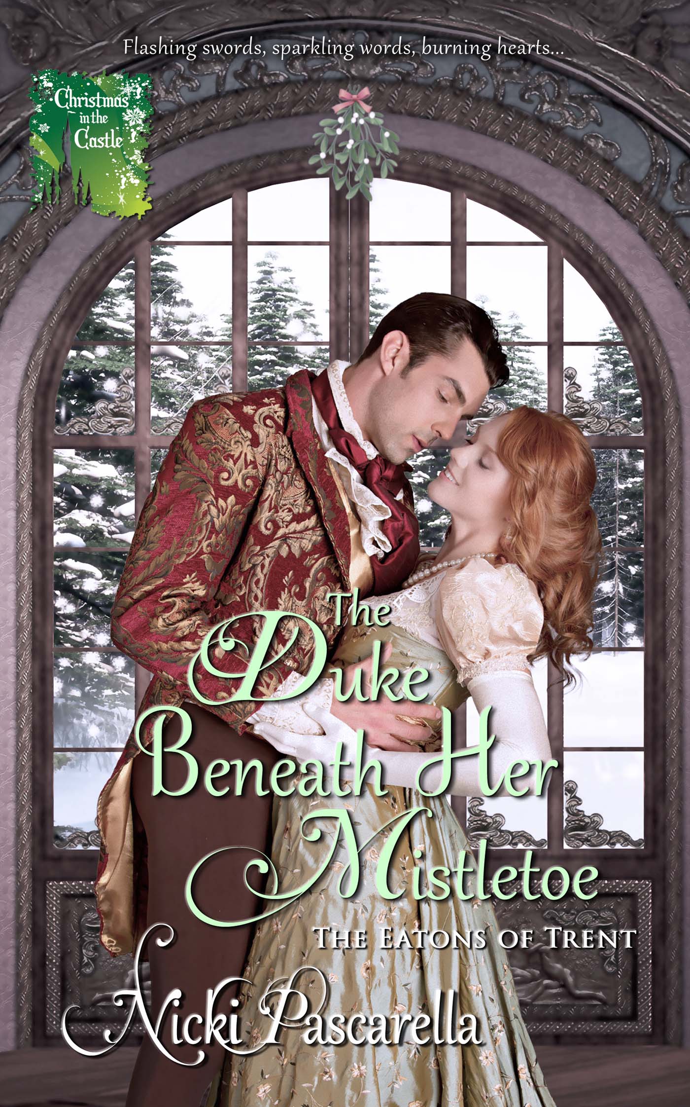 The Duke Beneath Her Mistletoe image 0